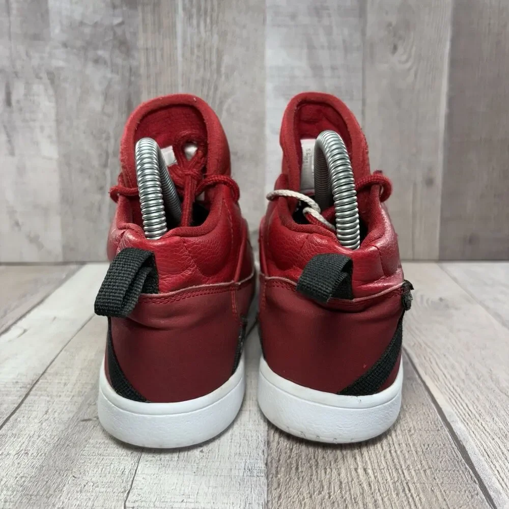 Jordan Fadeaway PS Boys' Size 3 Y Mid Top Sneakers Running Shoes Gym Red White